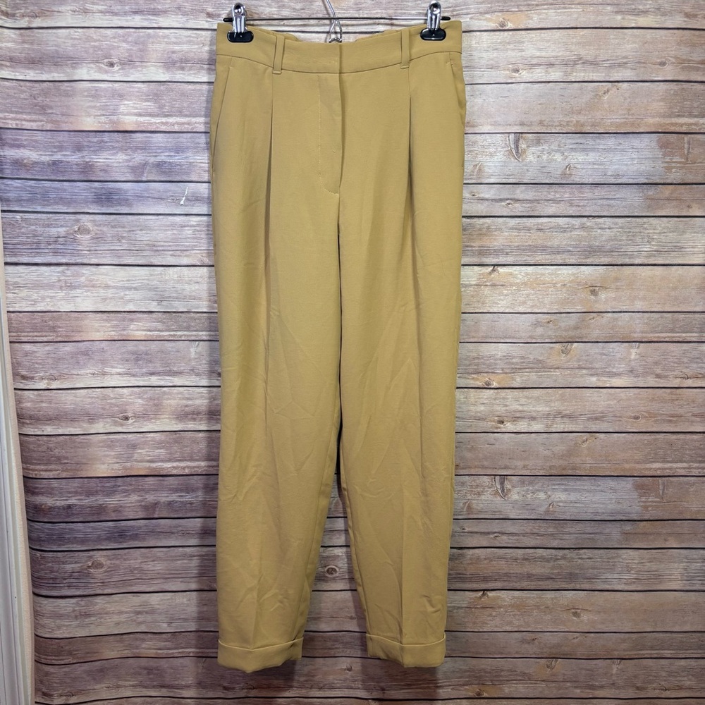 Aritzia Wilfred High-Rise Pants in Camel